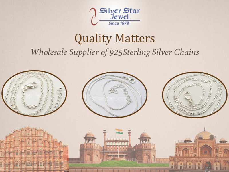 Quality Matters: Wholesale Supplier of 925 Sterling Silver Chains