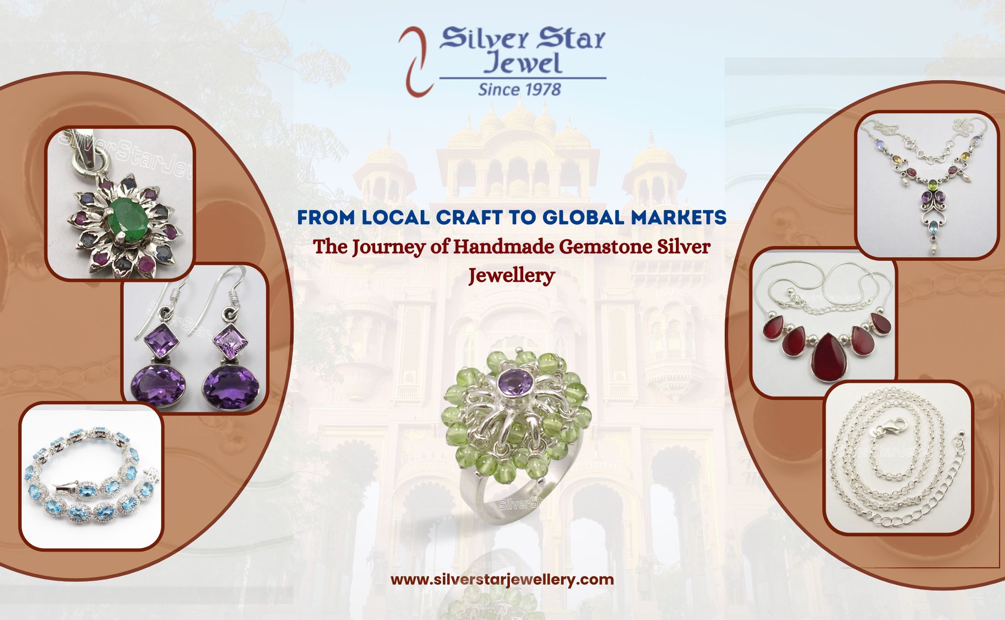 From Local Craft to Global Markets The Journey of Handmade Gemstone Silver Jewellery