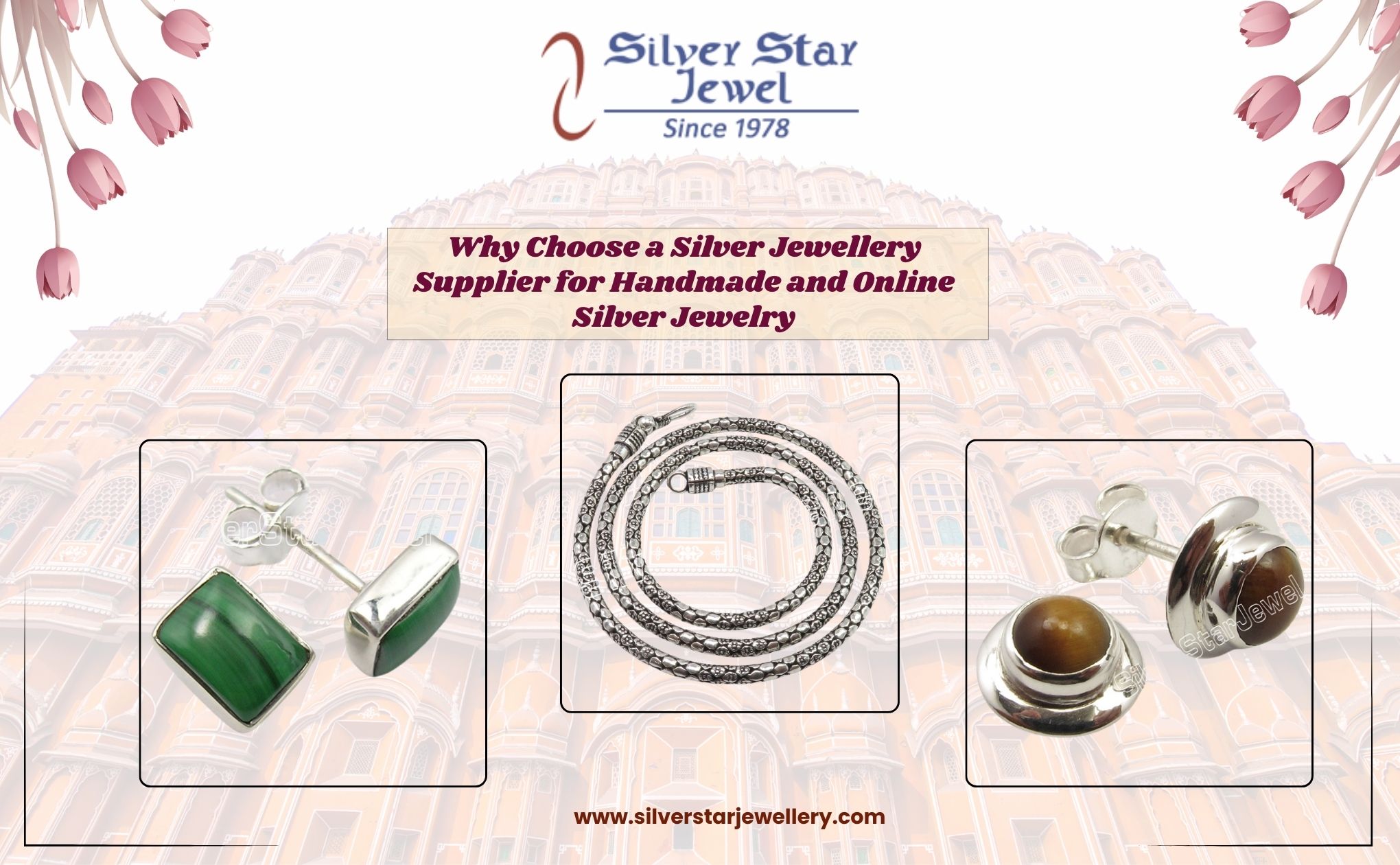 Silver Jewellery Supplier for Handmade and Online Silver Jewelry