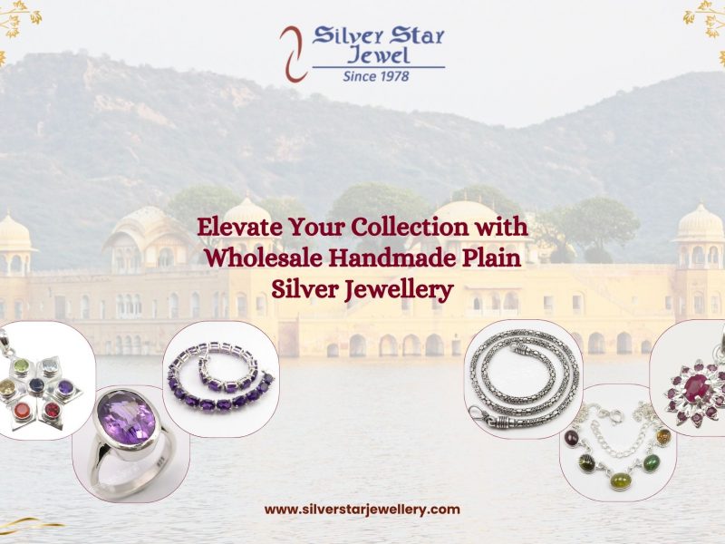 Elevate Your Collection with Wholesale Handmade Plain Silver Jewellery