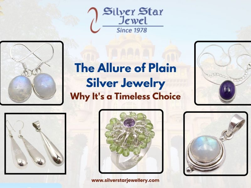 The Allure of Plain Silver Jewelry Why It's a Timeless Choice