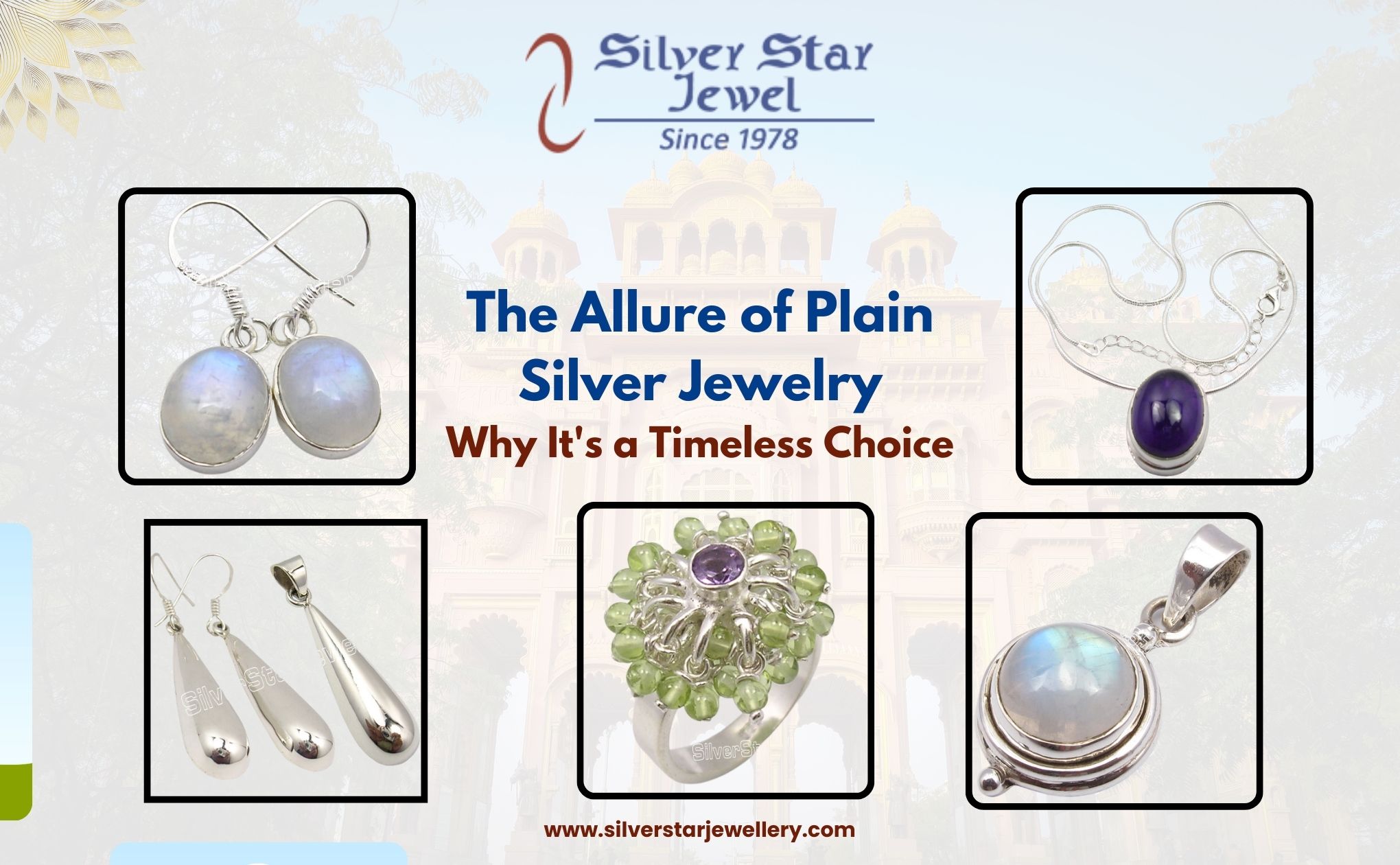 The Allure of Plain Silver Jewelry Why It's a Timeless Choice