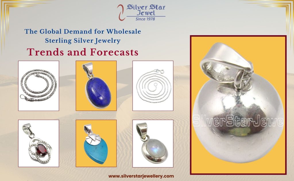 The Global Demand for Wholesale Sterling Silver Jewelry Trends and Forecasts