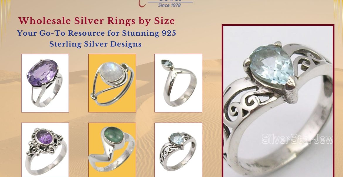 Wholesale Silver Rings by Size Your Go-To Resource for Stunning 925 Sterling Silver Designs