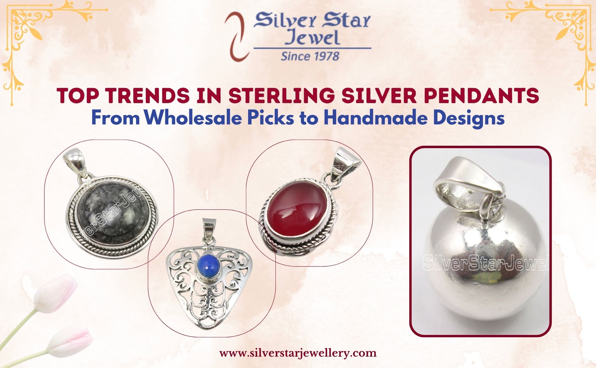 Top Trends in Sterling Silver Pendants From Wholesale Picks to Handmade Designs