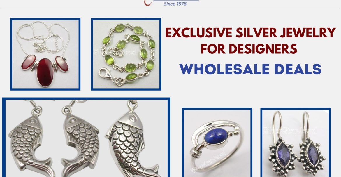 Exclusive Silver Jewelry for Designers Wholesale Deals