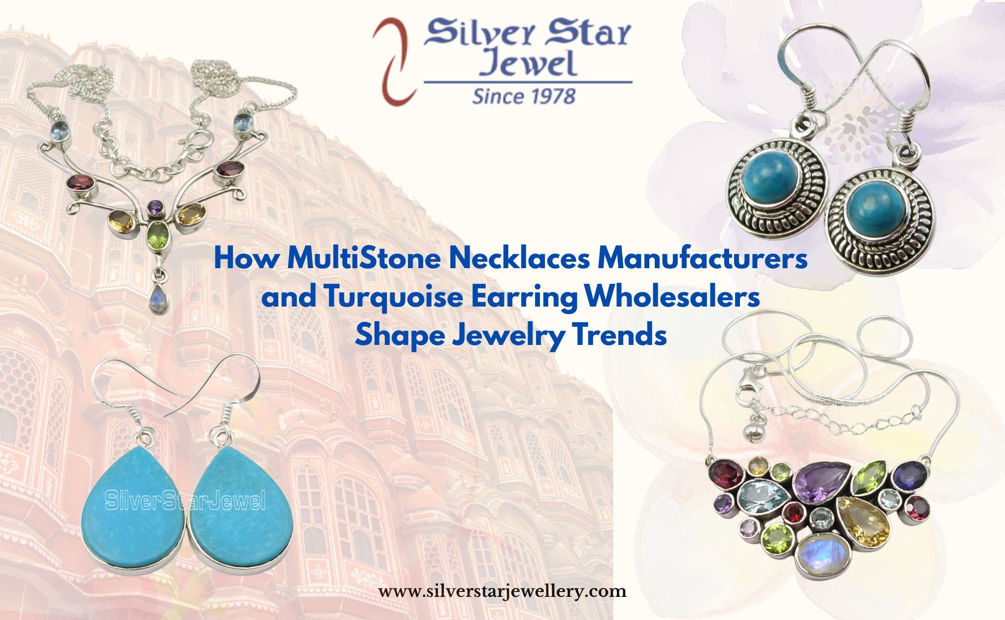 How MultiStone Necklaces Manufacturers and Turquoise Earring Wholesalers Shape Jewelry Trends