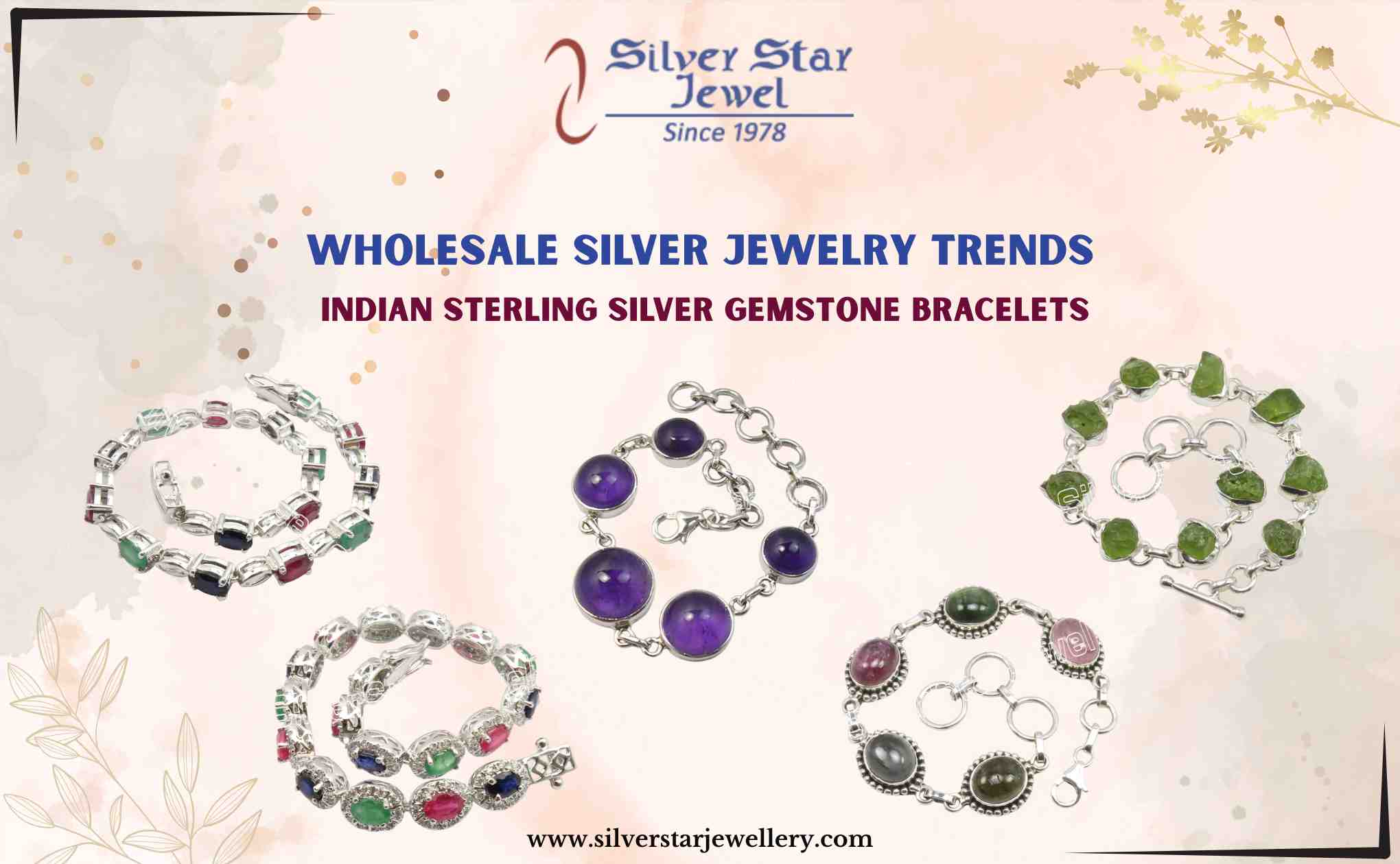 sterling-silver-gemstone-bracelets