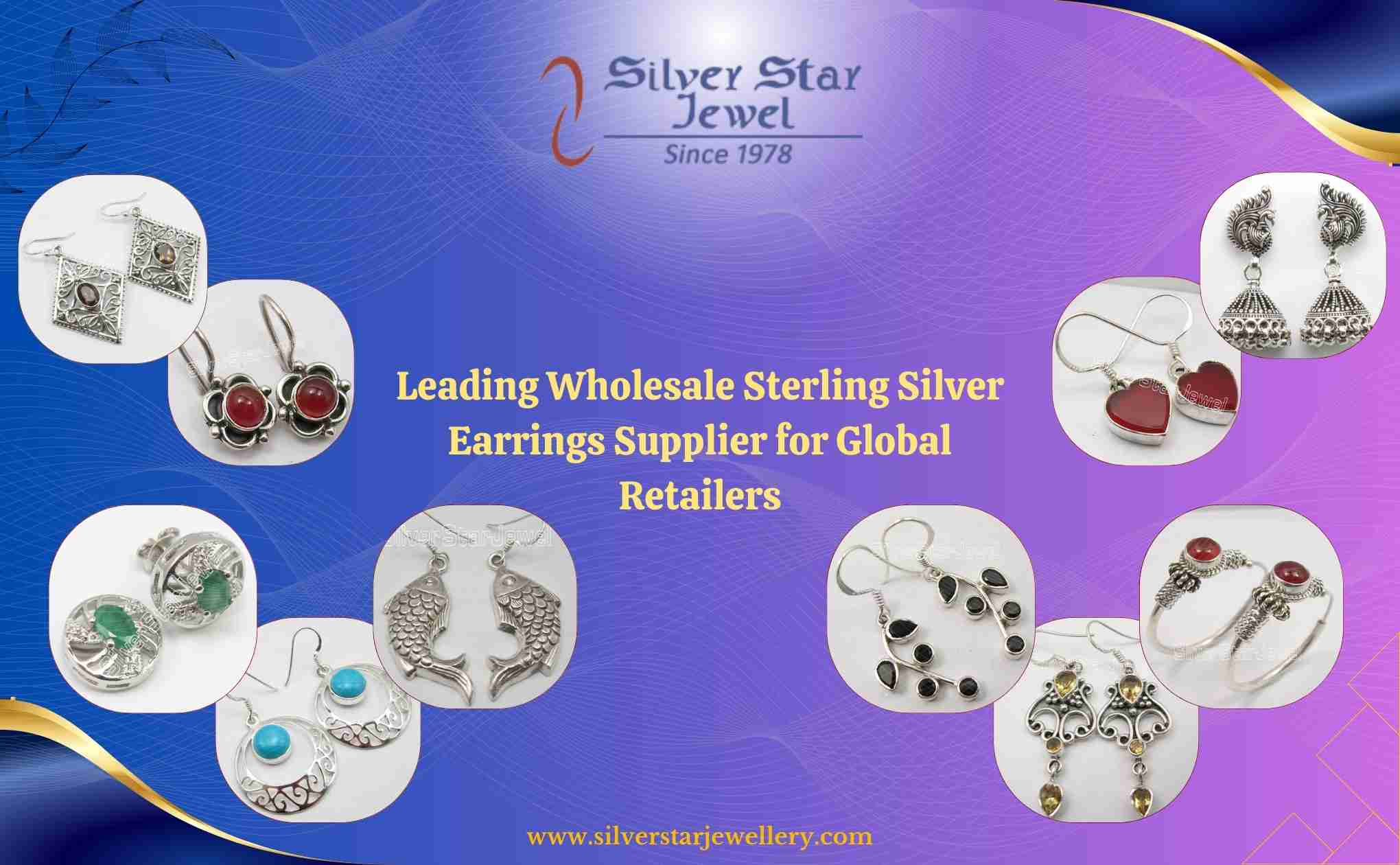 Wholesale Sterling Silver Earrings Supplier