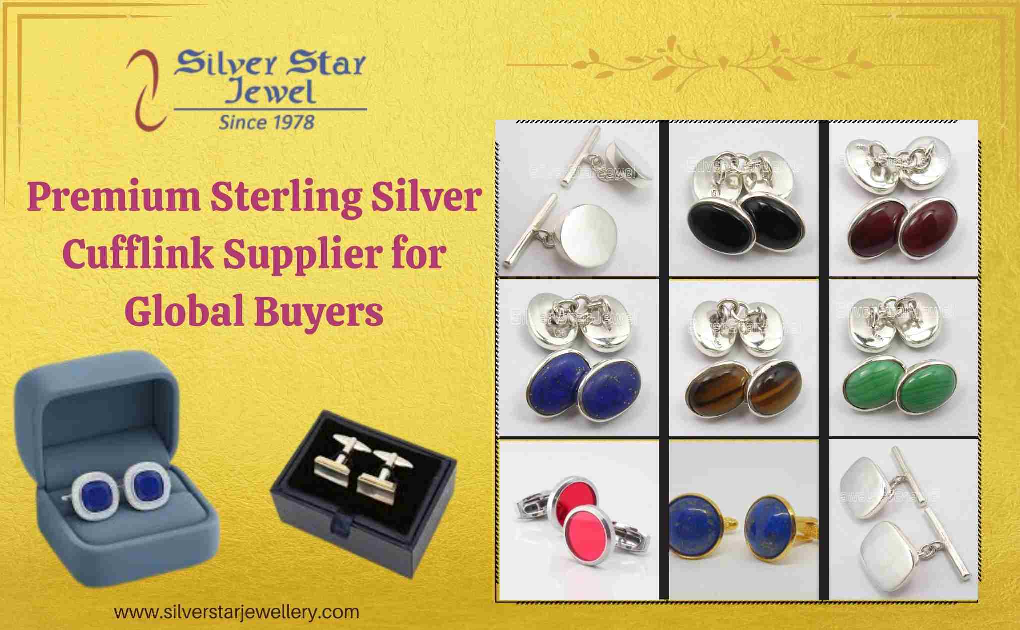 Premium Silver Cufflink