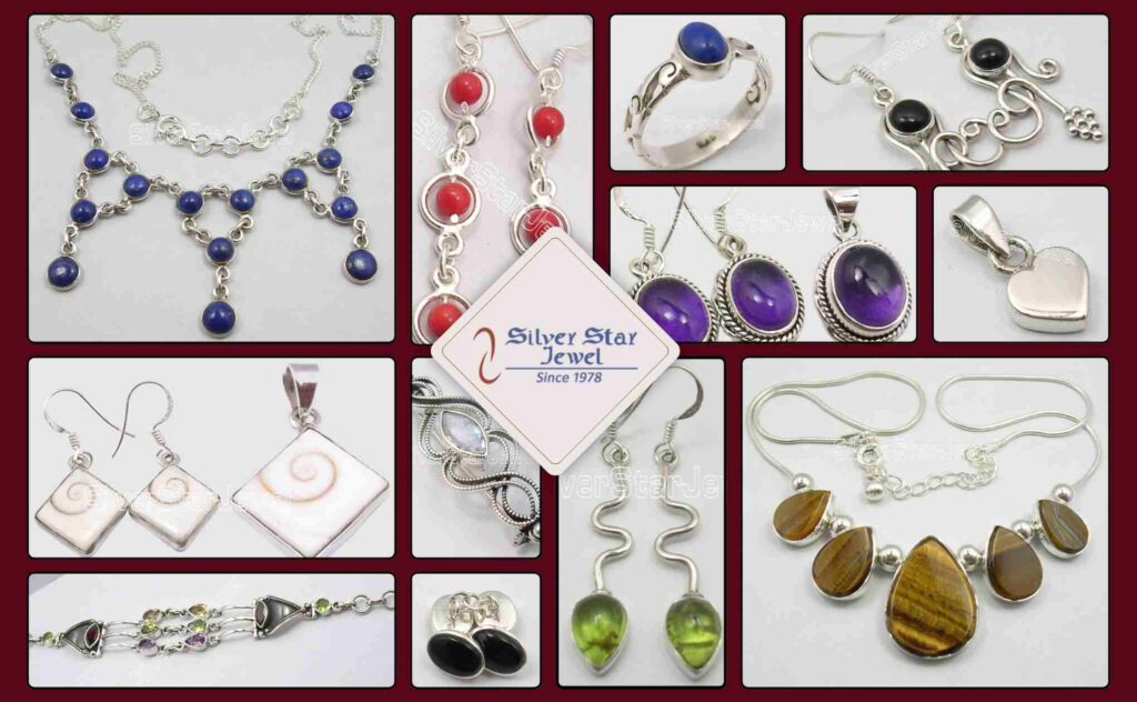 Sterling Silver Gemstone Jewelry