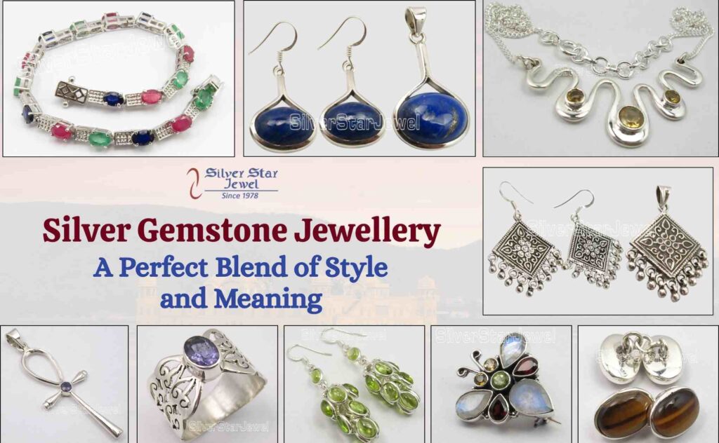 Silver Gemstone Jewellery