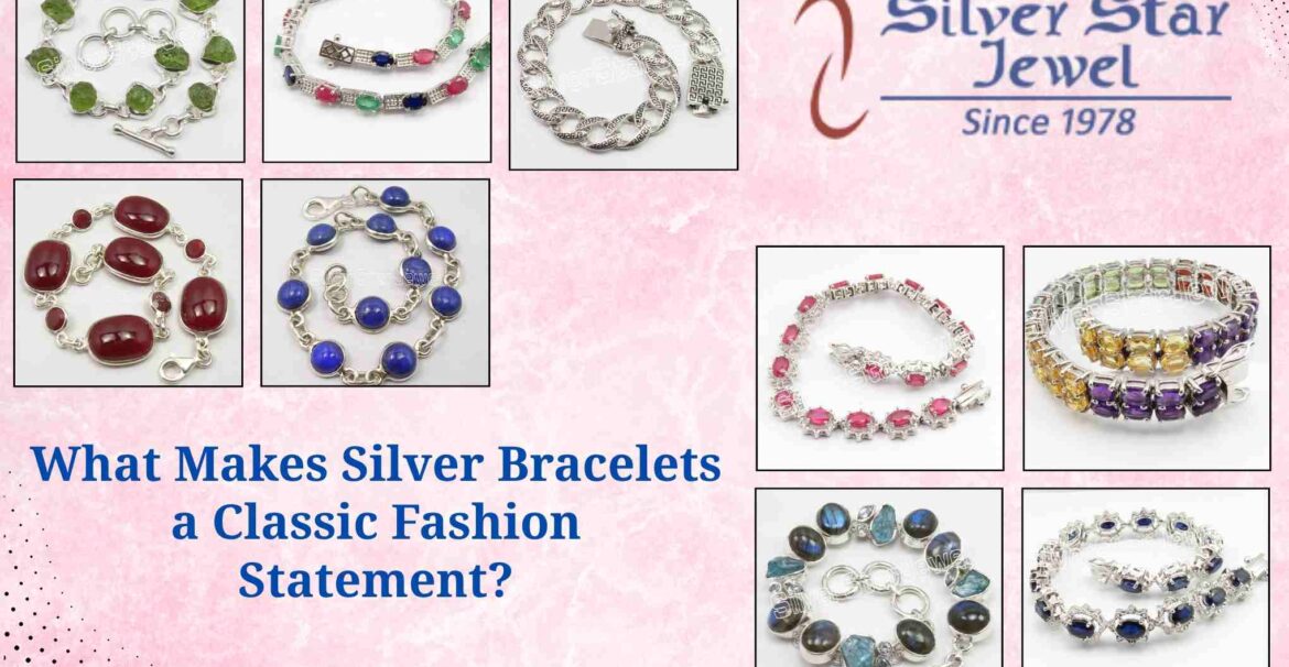 Wholesale Silver Gemstone Bracelets Supplier