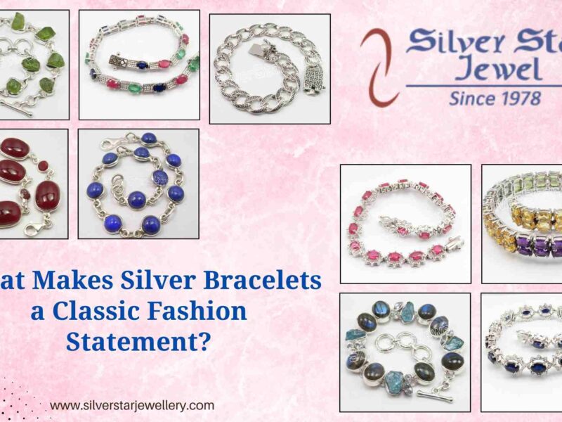 Wholesale Silver Gemstone Bracelets Supplier