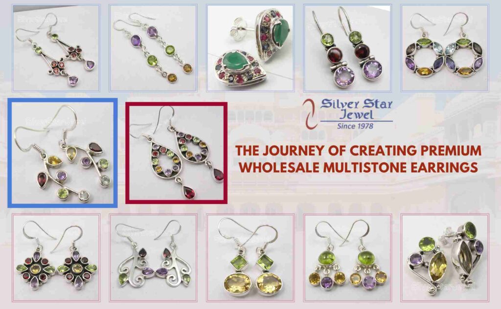 Wholesale Multistone Earrings