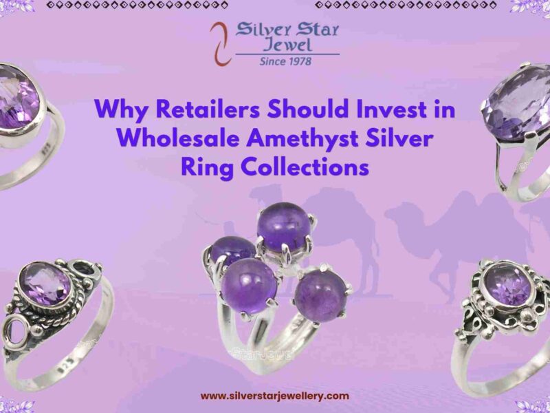 Wholesale Amethyst Silver Ring