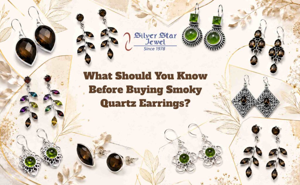 Smoky Quartz Earrings