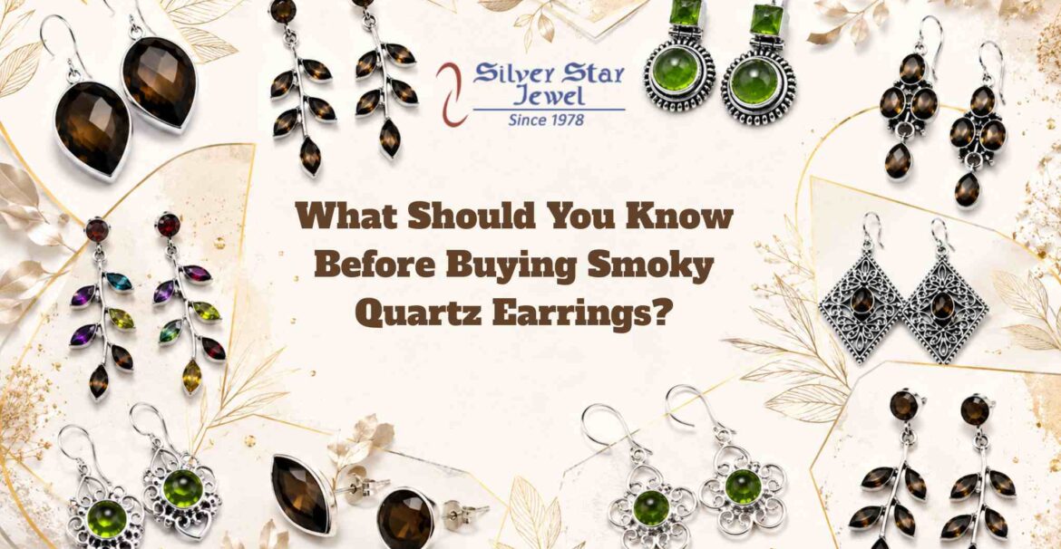 Smoky Quartz Earrings