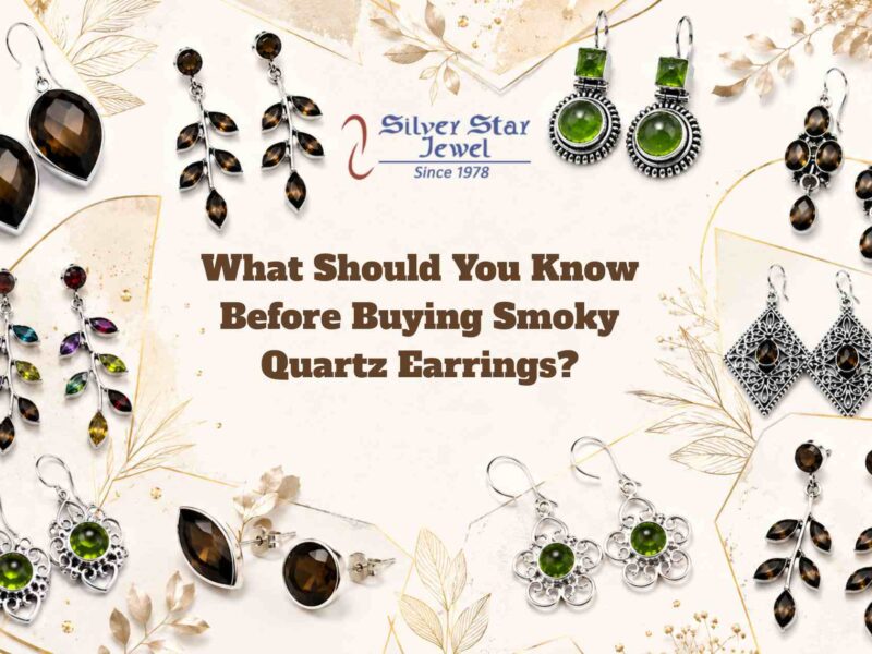 Smoky Quartz Earrings