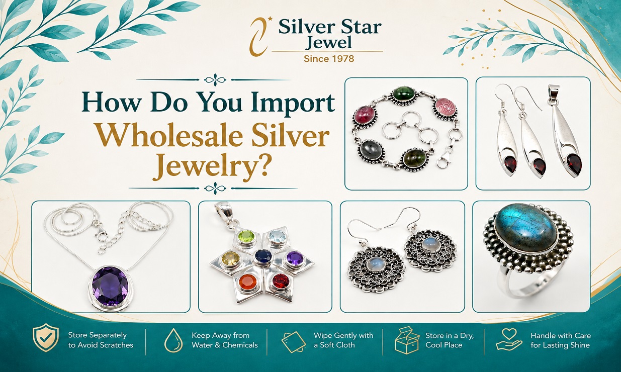Wholesale silver jewelry for import