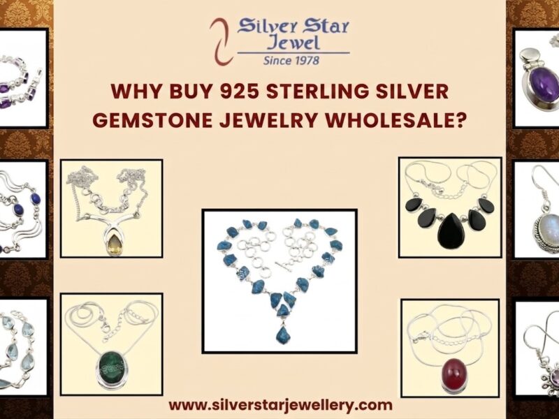 925 sterling silver gemstone jewelry wholesale