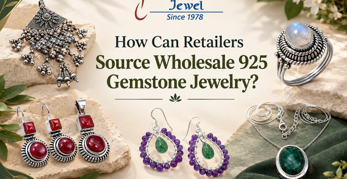 Wholesale 925 gemstone jewelry for retailers