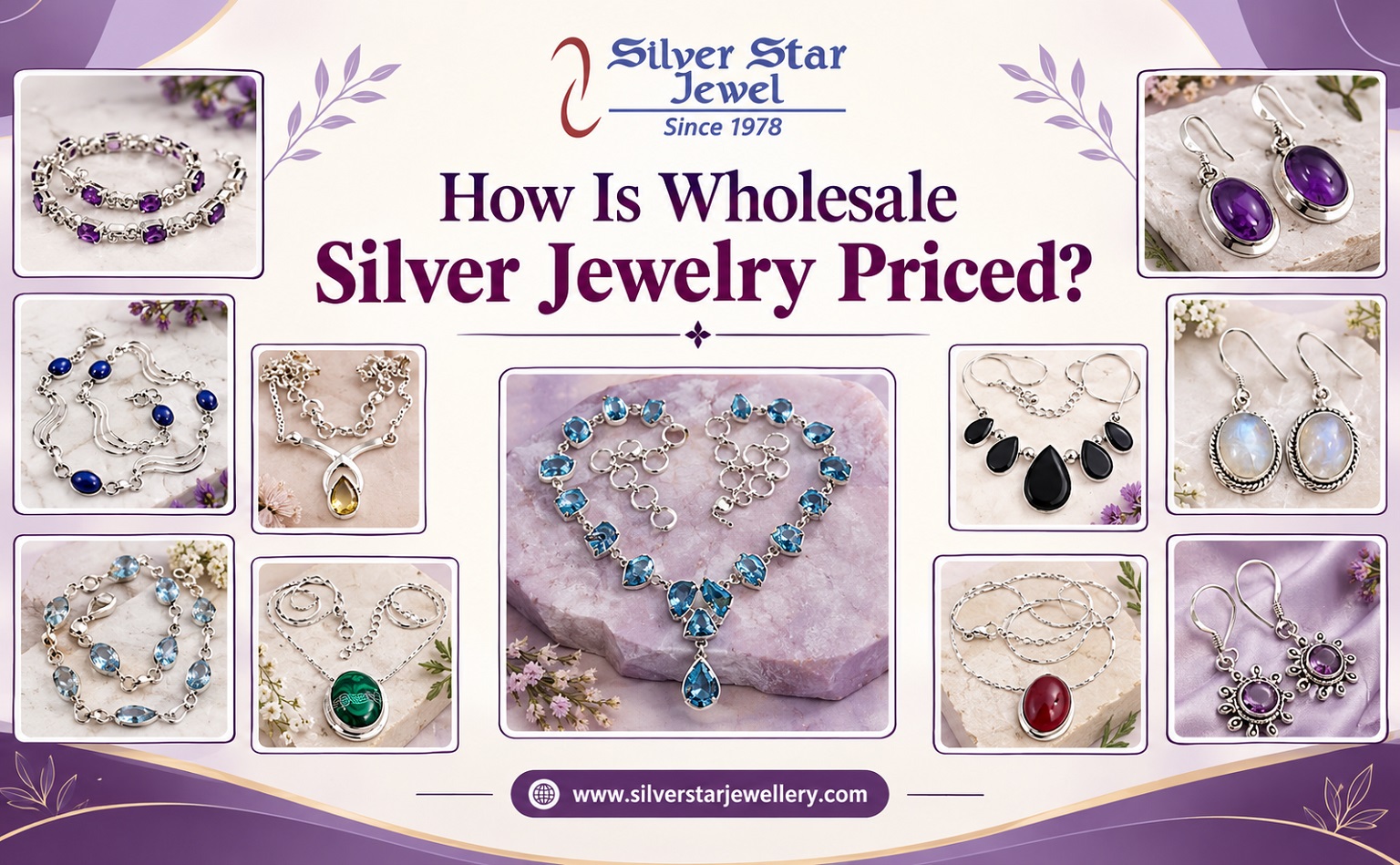 Wholesale silver jewelry pricing factors