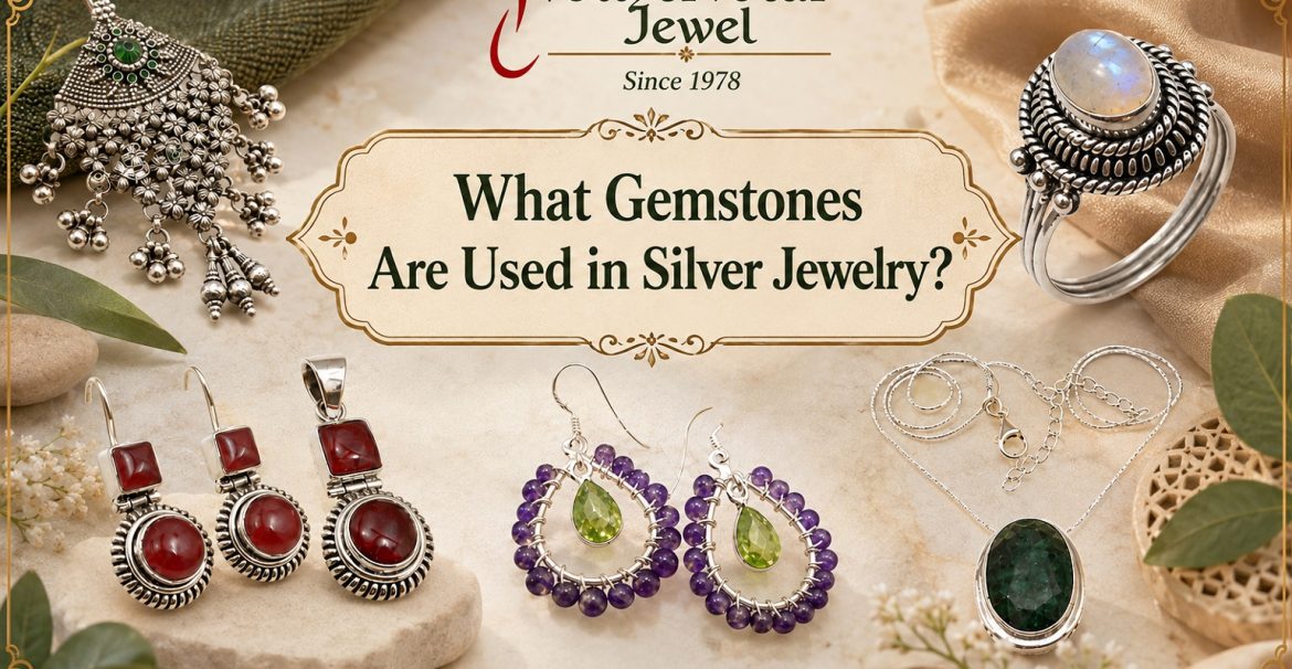 Gemstones used in silver jewelry