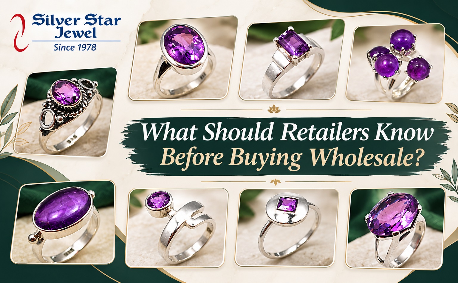 Retailer checking wholesale jewelry quality before buying