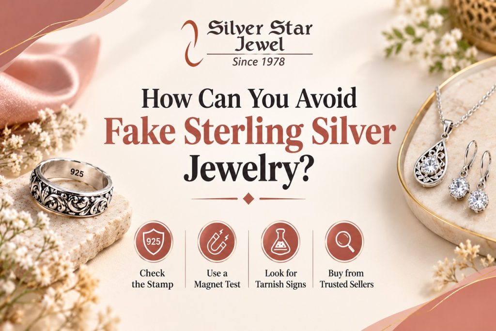 Genuine sterling silver jewelry