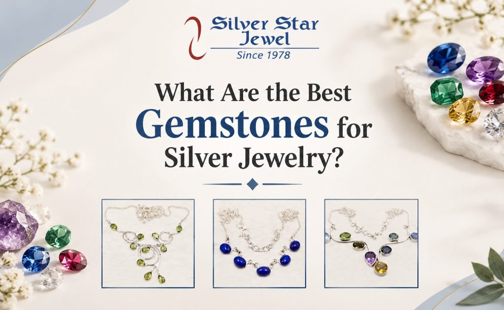 Gemstones for silver jewelry