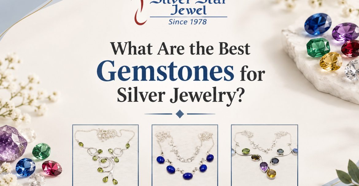 Gemstones for silver jewelry