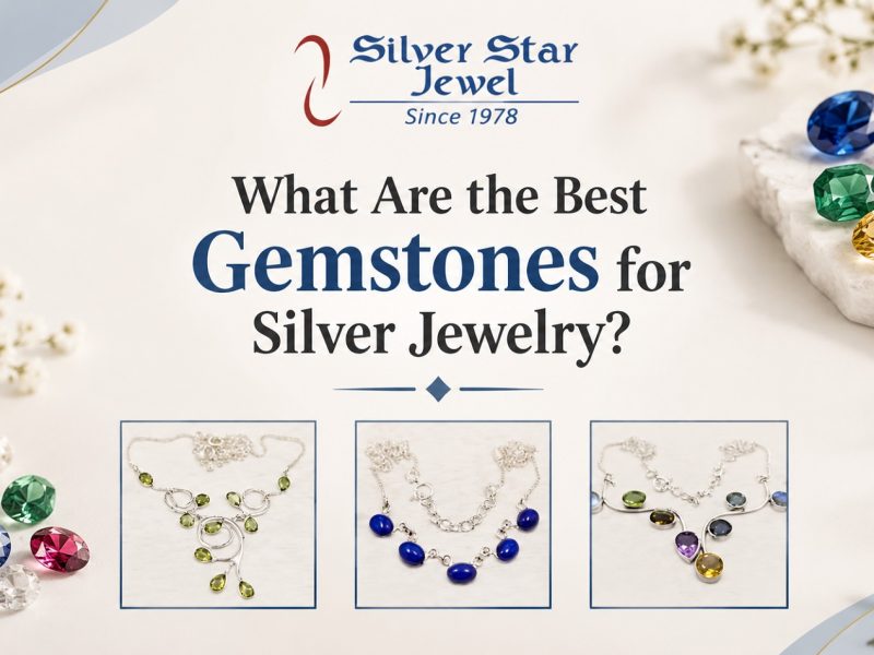Gemstones for silver jewelry
