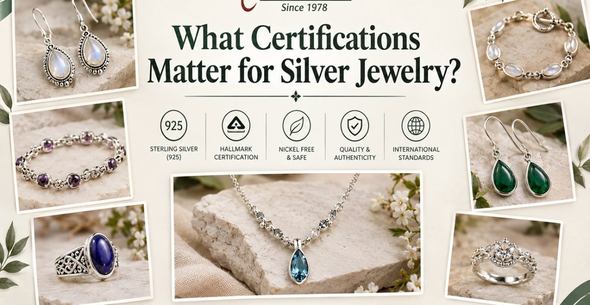 Silver jewelry certification standards
