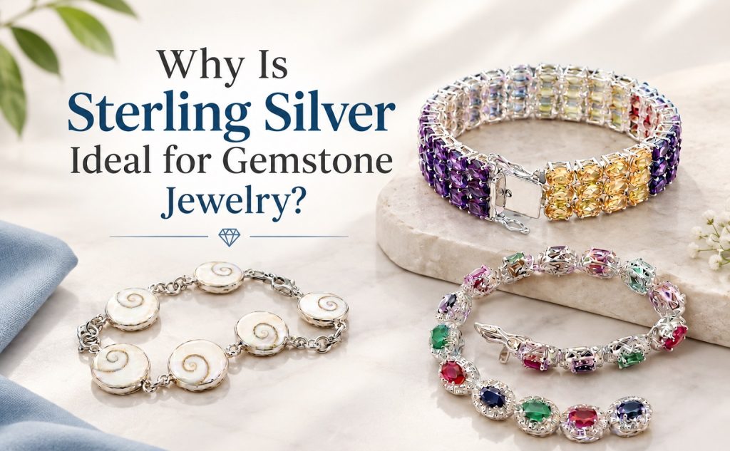 Sterling silver gemstone jewelry