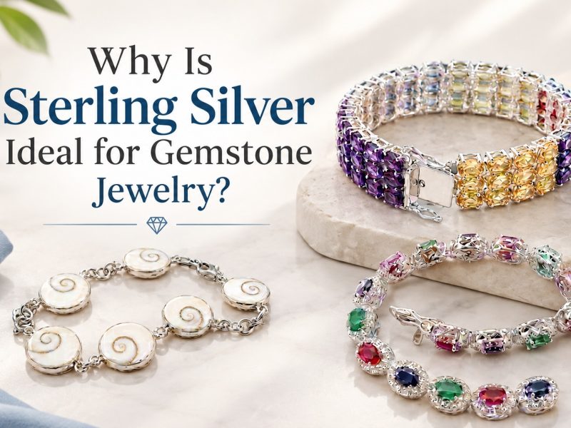 Sterling silver gemstone jewelry